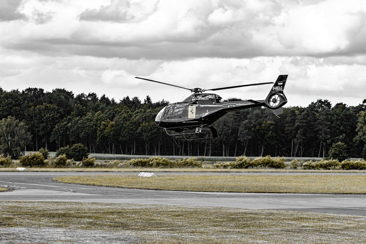 Helicopter transfer Santa Fe Heliport